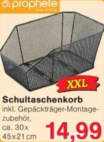 Jawoll Prophete Schultaschenkorb Angebot