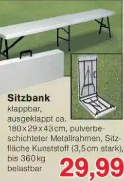 Jawoll Sitzbank Angebot