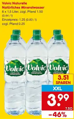 Netto Getränke Discount Volvic Naturelle Natürliches Mineralwasser Angebot