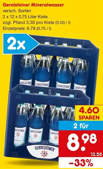 Gerolsteiner Mineralwasser