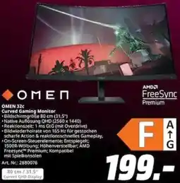 MediaMarkt OMEN 32c Curved Gaming Monitor Angebot