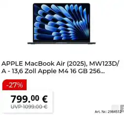 MediaMarkt APPLE MacBook Air (2025) Angebot