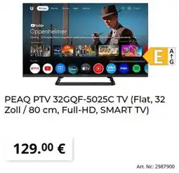 MediaMarkt PEAQ PTV 32GQF-5025C TV Angebot