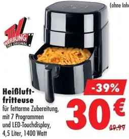Mäc Geiz Heißluftfritteuse Angebot
