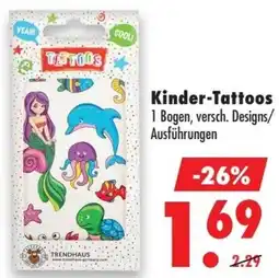 Mäc Geiz Kinder-Tattoos Angebot