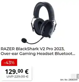 MediaMarkt RAZER BlackShark V2 Pro 2023, Over-ear Gaming Headset Bluetooth Angebot