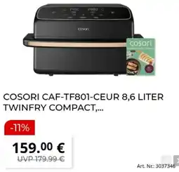MediaMarkt COSORI CAF-TF801-CEUR 8,6 LITER TWINFRY COMPACT Angebot