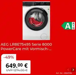 MediaMarkt AEG LR8E75495 Serie 8000 PowerCare mit Vormisch-... Angebot