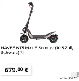 MediaMarkt NAVEE NT5 Max E-Scooter Angebot