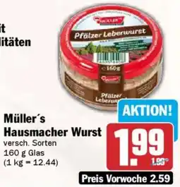 AEZ Müller's Hausmacher Wurst Angebot