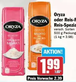 AEZ Oryza oder Reis-Fit Reis-Spezialitäten Angebot