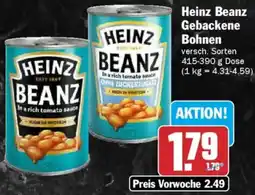 AEZ Heinz Beanz Gebackene Bohnen Angebot
