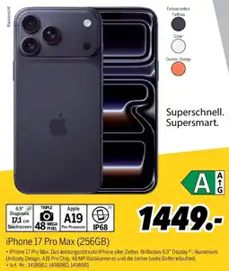 MEDIMAX iPhone 17 Pro Max (256GB) Angebot