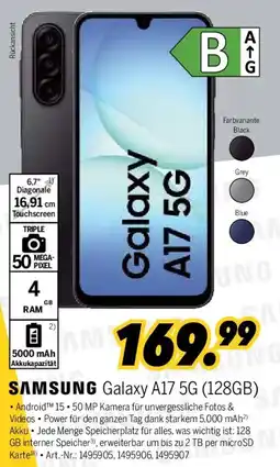 MEDIMAX SAMSUNG Galaxy A17 5G (128GB) Angebot