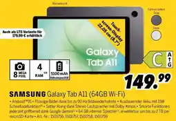 MEDIMAX SAMSUNG Galaxy Tab A11 (64GB Wi-Fi) Angebot
