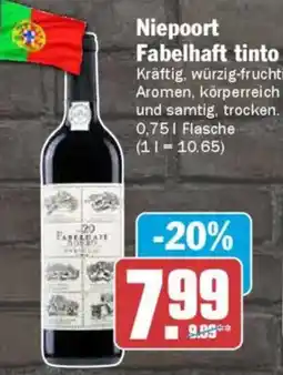 AEZ Niepoort Fabelhaft tinto Angebot