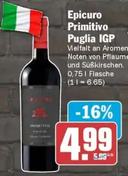 AEZ Epicuro Primitivo Puglia IGP Angebot
