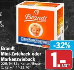 AEZ Brandt Mini-Zwieback oder Markenzwieback Angebot