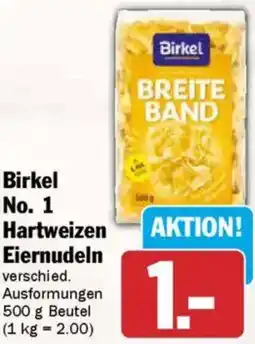AEZ Birkel No. 1 Hartweizen Eiernudeln Angebot