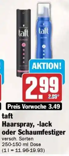 AEZ taft Haarspray, -lack oder Schaumfestiger Angebot