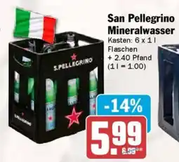 AEZ San Pellegrino Mineralwasser Angebot