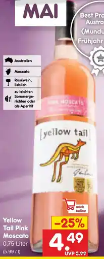 Netto Marken-Discount Yellow Tail Pink Moscato Angebot