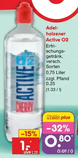 Netto Marken-Discount Adelholzener Active O2 Angebot