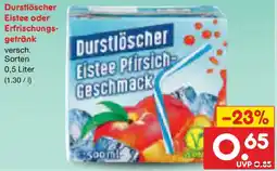 Netto Marken-Discount Durstlöscher Eistee oder Erfrischungsgetränk Angebot