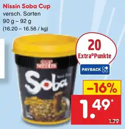 Netto Marken-Discount Nissin Soba Cup Angebot