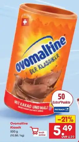 Netto Marken-Discount Ovomaltine Klassik Angebot