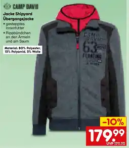 Netto Marken-Discount CAMP DAVID Jacke Shipyard Übergangsjacke Angebot