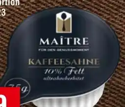 Handelshof Maître Kaffeesahne Angebot
