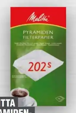 Handelshof Melitta Pyramidenfilterpapier 202 S Angebot