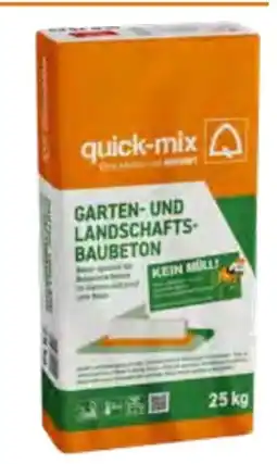 OBI Quick-Mix Garten- und Landschaftsbaubeton Angebot