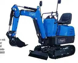 OBI Scheppach Mini-Benzin Bagger EXC815 Angebot