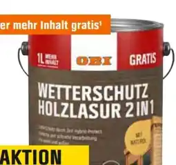 OBI Obi Wetterschutz-Holzlasur Angebot