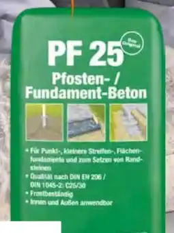 OBI Pfosten- und Fundamentbeton PF25 Angebot