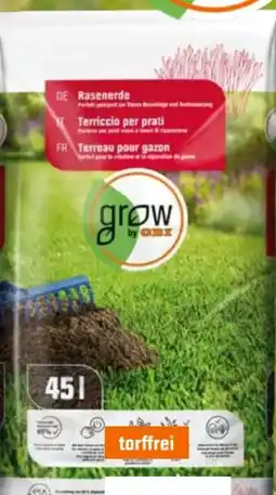 OBI Grow By Obi Rasenerde Angebot