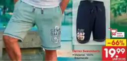 Netto Marken-Discount Herren Sweatshorts Angebot