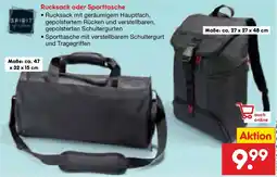 Netto Marken-Discount Rucksack oder Sporttasche Angebot