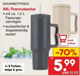 Netto Marken-Discount GOURMETmaxx XXL-Thermobecher Angebot