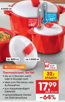 Netto Marken-Discount Thermoschüssel, 3er Set Angebot