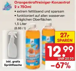 Netto Marken-Discount Orangenkraftreiniger-Konzentrat Angebot