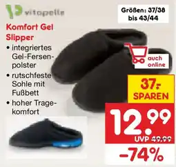 Netto Marken-Discount Komfort Gel Slipper Angebot