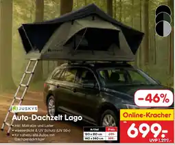 Netto Marken-Discount JUSKYS Auto-Dachzelt Lago Angebot