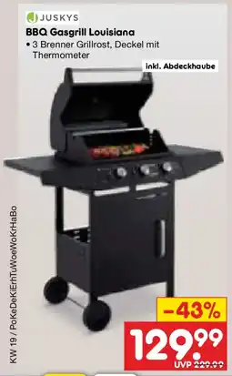 Netto Marken-Discount JUSKYS BBQ Gasgrill Louisiana Angebot
