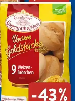 Aldi Süd Coppenrath & Wiese Unsere Goldstücke Weizenbrötchen Angebot