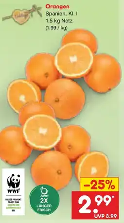 Netto Marken-Discount Orangen Angebot
