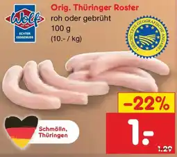 Netto Marken-Discount Orig. Thüringer Roster Angebot