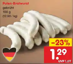 Netto Marken-Discount Puten-Bratwurst Angebot